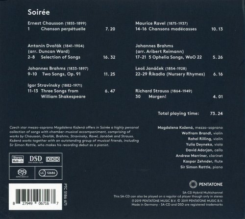 Magdalena Kozena, Sir Simon Rattle - Magdalena Kozena & Friends: Soiree (2019) CD-Rip
