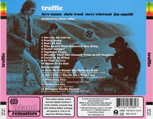 Traffic - Traffic (Reissue, Remastered, Bonus Tracks Edition) (1967/1999)
