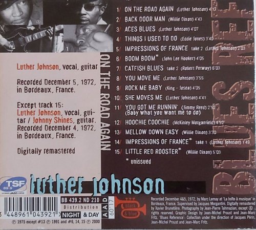 Luther Johnson - On the Road Again (Reissue, Remastered) (1972/2000)