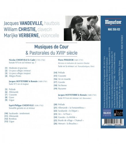 Jacques Vandeville - Musique de cour et pastorales du XVIII siècle (2020)