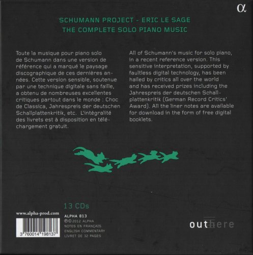 Eric Le Sage - Schumann: The Complete Solo Piano Music (2012) CD-Rip