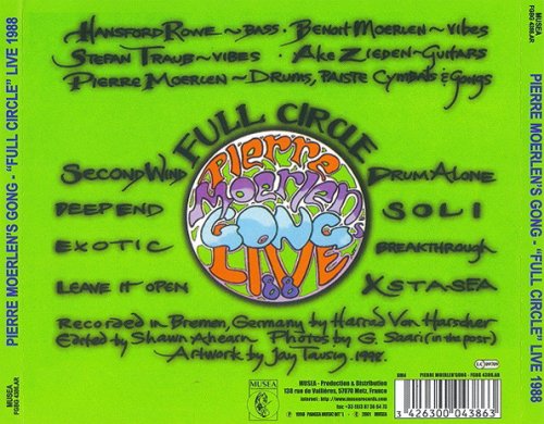 Pierre Moerlen's Gong - Full Circle live (Reissue) (1988/2001)