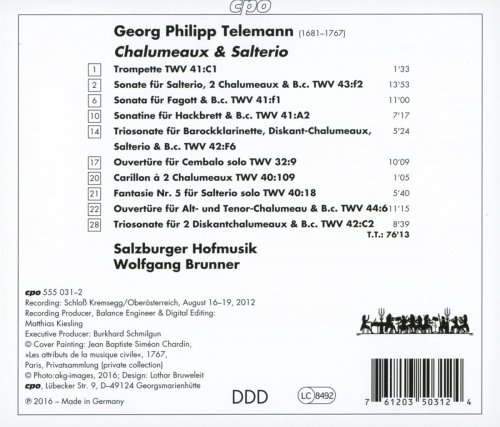 Brunner, Wolfgang - Telemann: Chalumeaux & Salterio (2016)