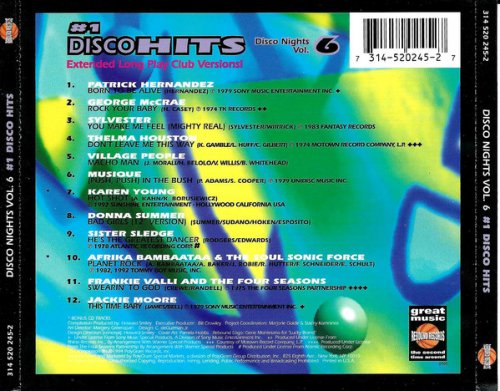 VA - #1 Disco Hits (Disco Nights Vol. 6) (1994)