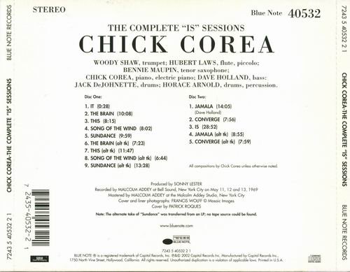 Chick Corea - The Complete "Is" Sessions (2002) CD Rip