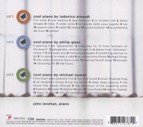Philip Glass, Michael Nyman, Ludovico Einaudi - John Lenehan: Cool Piano (2007)