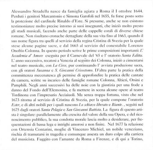 Complesso Barocco di Milano - Stradella: Arie e Cantate (1997)