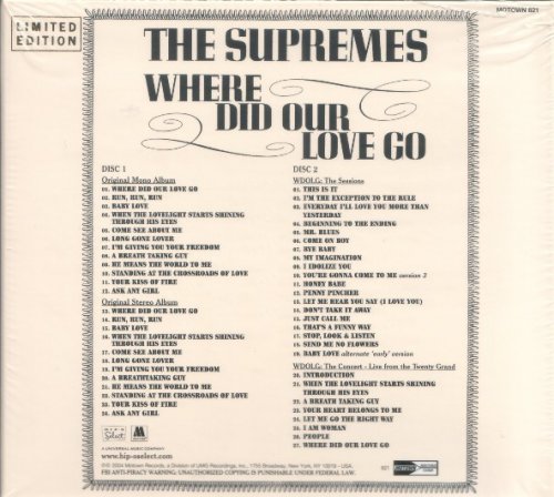 The Supremes - Where Did Our Love Go (40th Anniversary Edition) (2004)