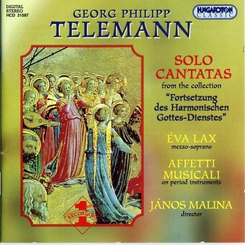 Eva Lax, Affetti Musicali, Janos Malina - Telemann - Solo Cantatas (1996)