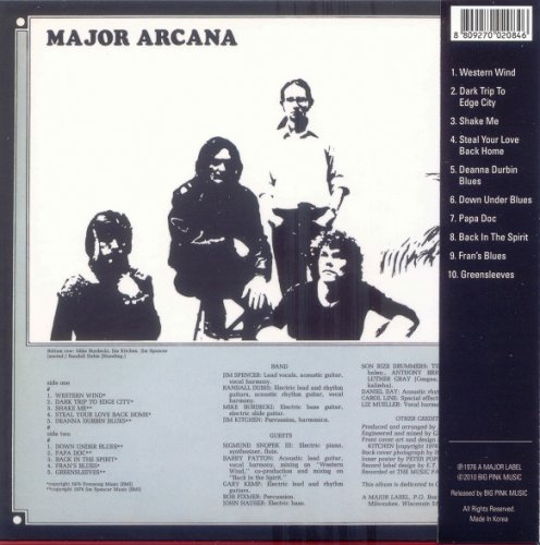 Major Arcana - Major Arcana (Reissue, Korean Remastered) (1976/2010)