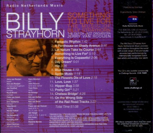 The Dutch Jazz Orchestra - Something To Live For: The Music of Billy Strayhorn (2007) FLAC