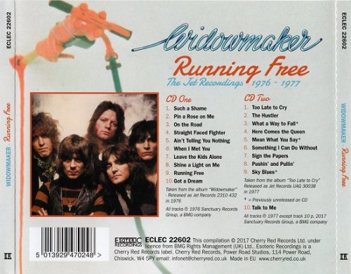 Widowmaker ‎– Running Free: The Jet Recordings 1976-1977 (Remastered) (2017)