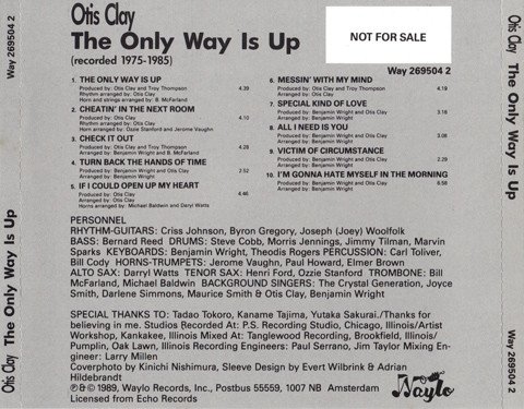 Otis Clay - The Only Way Is Up (1989)