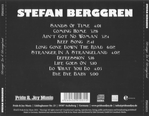 Stefan Berggren - Stranger In A Strangeland (2016)