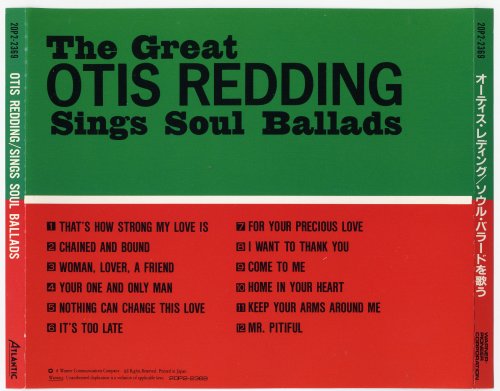 Otis Redding - The Great Otis Redding Sings Soul Ballads (2008)