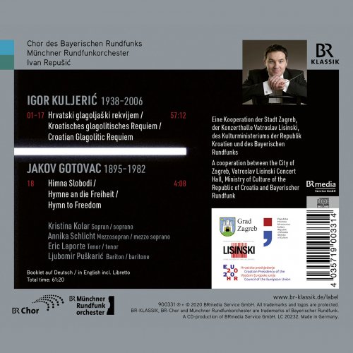 Chor des Bayerischen Rundfunks, Munich Radio Orchestra & Ivan Repušić - Kuljerić: Hrvatski glagoljaški rekvijem - Gotovac: Himna slobodi (Live) (2020) [Hi-Res]