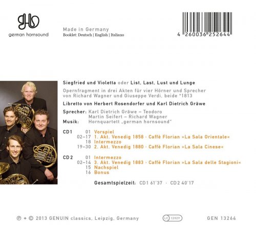 Martin Seifert, Karl Dietrich Grawe, German Hornsound - Siegfried und Violetta oder List, Last, Lust und Lunge (2013) [Hi-Res]