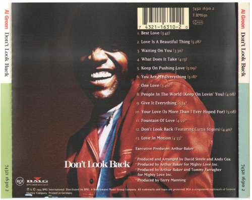 Al Green - Don't Look Back (1993) CD-Rip