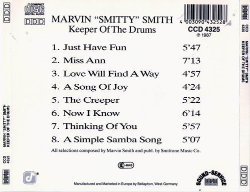 Marvin 'Smitty' Smith - Keeper Of The Drums (1987)