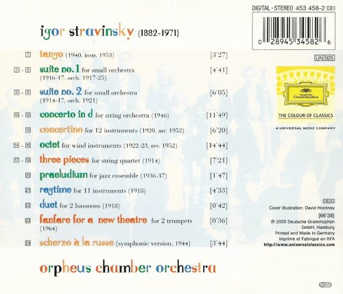 Orpheus Chamber Orchestra - Stravinsky: 'Shadow Dances' Miniatures (2000)