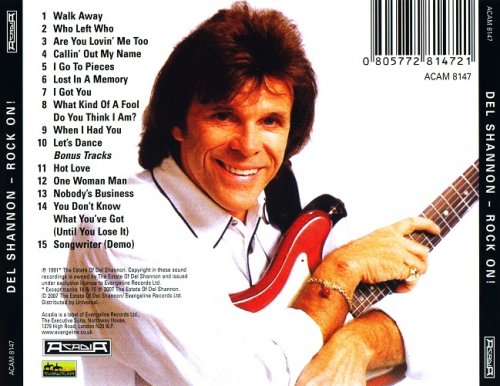 Del Shannon (feat. J. Lynne, T. Petty) - Rock On! (1991) [2007] CD-Rip