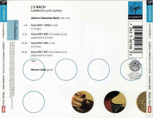 Sharon Isbin - J. S. Bach: Complete Lute Suites (2003)