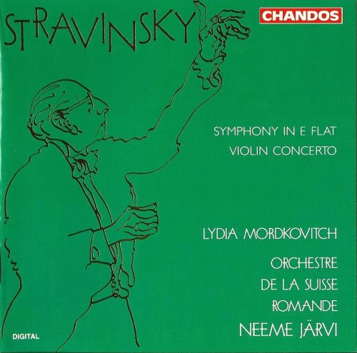Lydia Mordkovitch, Neeme Järvi - Stravinsky: Symphony in E flat, Violin Concerto (1993)