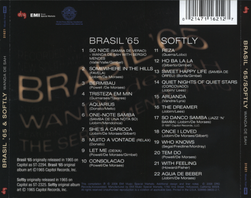 Wanda de Sah & The Sergio Mendes Trio - Brasil '65: Softly (2008)