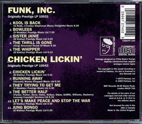 Funk, Inc. - Funk Inc. / Chicken Lickin' (1992)