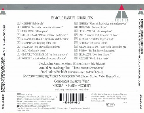 Nikolaus Harnoncourt - Hallelujah! Famous Händel Choruses (1994)