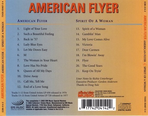 American Flyer - American Flyer & Spirit Of A Woman (Reissue) (1976-77/2004)