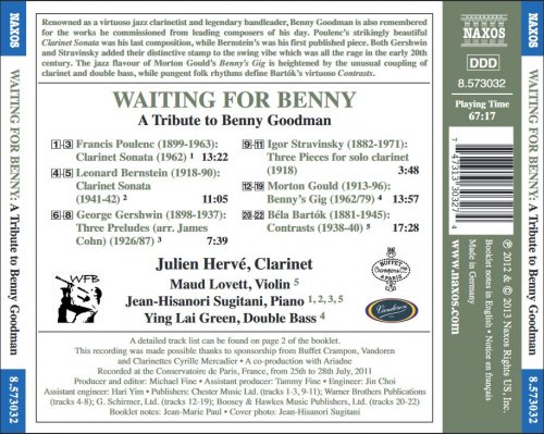 Julien Hervé, Maud Lovett, Jean-Hisanori Sugitani, Ying Lai Green - Waiting for Benny: A Tribute to Benny Goodman (2013)