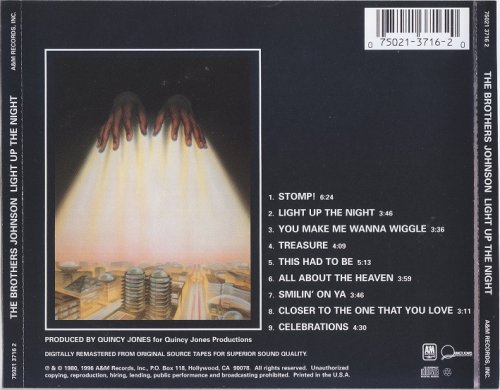 The Brothers Johnson - Light Up The Night (1980) [1996] CD-Rip