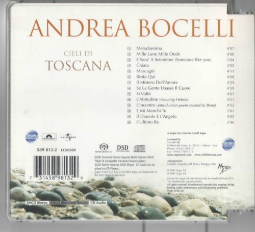 Andrea Bocelli - Cieli Di Toscana (2002) [SACD]