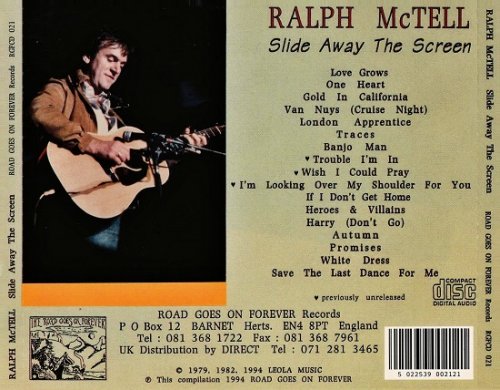 Ralph McTell - Slide Away The Screen & Other Stories (Reissue) (1979/1994)