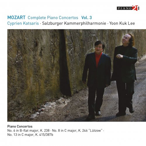 Cyprien Katsaris, Yoon Kuk Lee, Salzburger Kammerphilharmonie - Mozart: Complete Piano Concertos, Vol. 3 (Live - K. 238, 246 & 415) (2020) [Hi-Res]