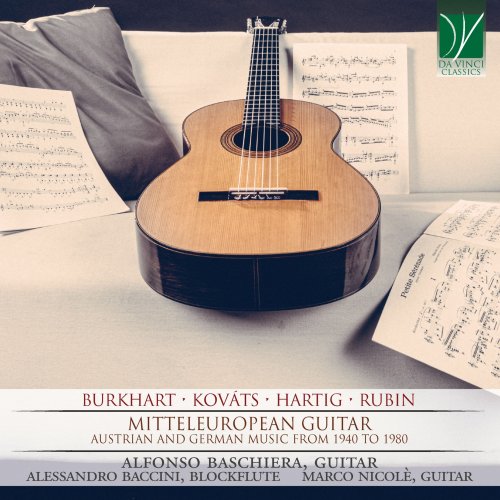 Alfonso Baschiera, Marco Nicolé, Alessandro Baccini - Burkhart, Kovats, Hartig, Rubin: Mitteleuropean Guitar (Austrian and German Music from 1940 to 1980) (2020)