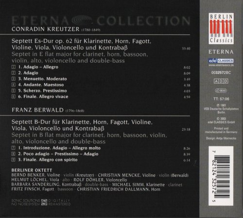 Berliner Oktett - Kreutzer, Berwald: Septets (2003)