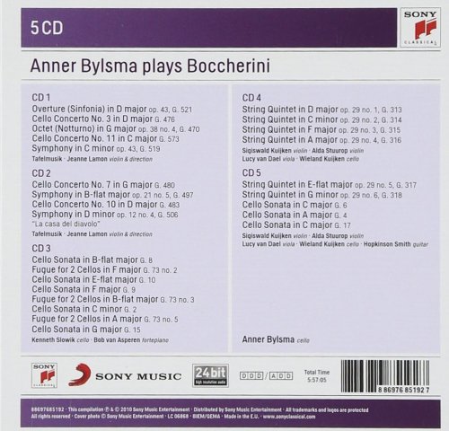 Anner Bylsma - Anner Bylsma plays Boccherini (2010)