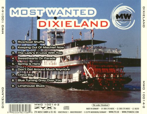 Tony Anderson's Muskat Ramblers - Most Wanted Dixieland (2005)