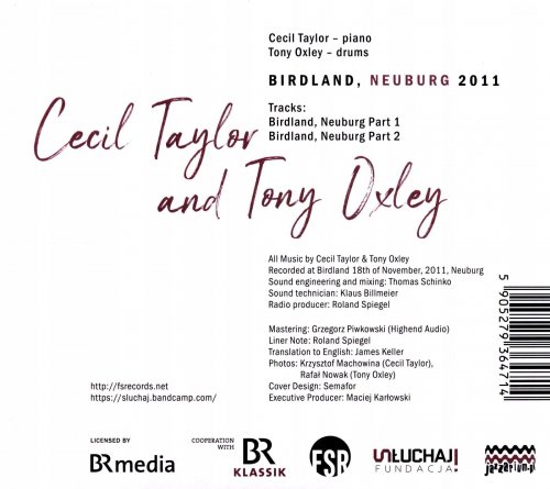Cecil Taylor & Tony Oxley - Birdland, Neuburg 2011 (2020)