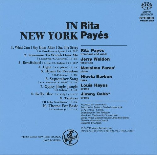 Rita Payes - In New York (2019) [SACD, DSD64, Hi-Res]