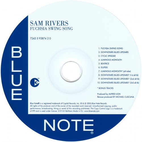 Sam Rivers - Fuchsia Swing Song (2003)