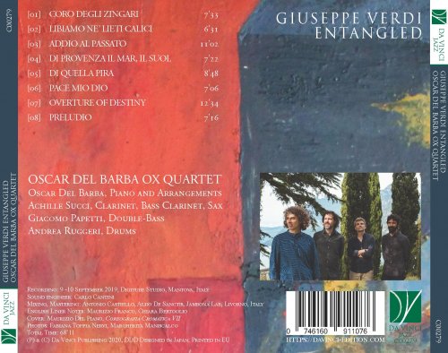 Oscar Del Barba Ox Quartet - Giuseppe verdi entangled (2020)