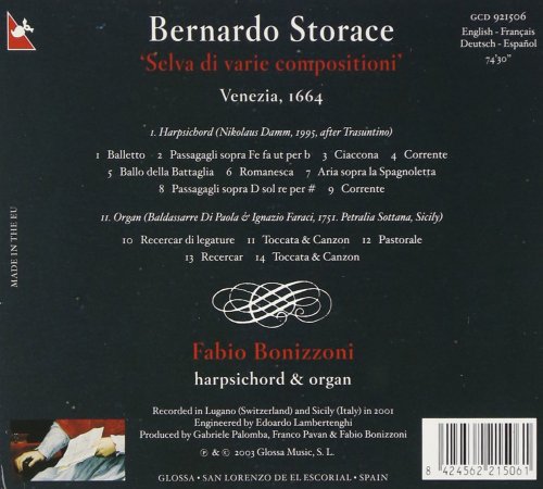 Fabio Bonizzoni - Storace: Selva di varie compositioni (2020)