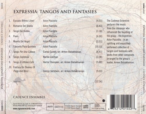 Cadence Ensemble - Expressia: Tangos and Fantasies (2008)