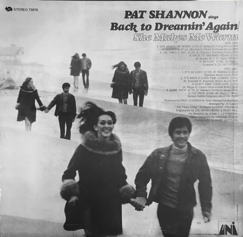 Pat Shannon - Back To Dreamin' Again / She Makes Me Warm (1969)