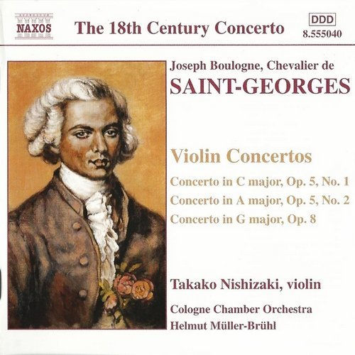 Takako Nishizaki, Kölner Kammerorchester, Helmut Müller-Brühl - Chevalier de Saint-Georges - Violin Concertos (2001)