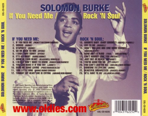 Solomon Burke - If You Need Me `63 / Rock 'N Soul `64 (1998)