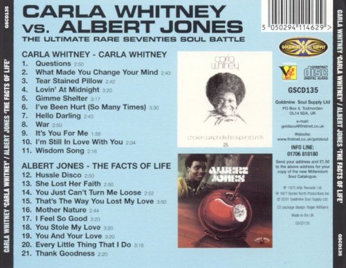 Carla Whitney, Albert Jones - Carla Whitney vs. Albert Jones (Reissue) (2001)